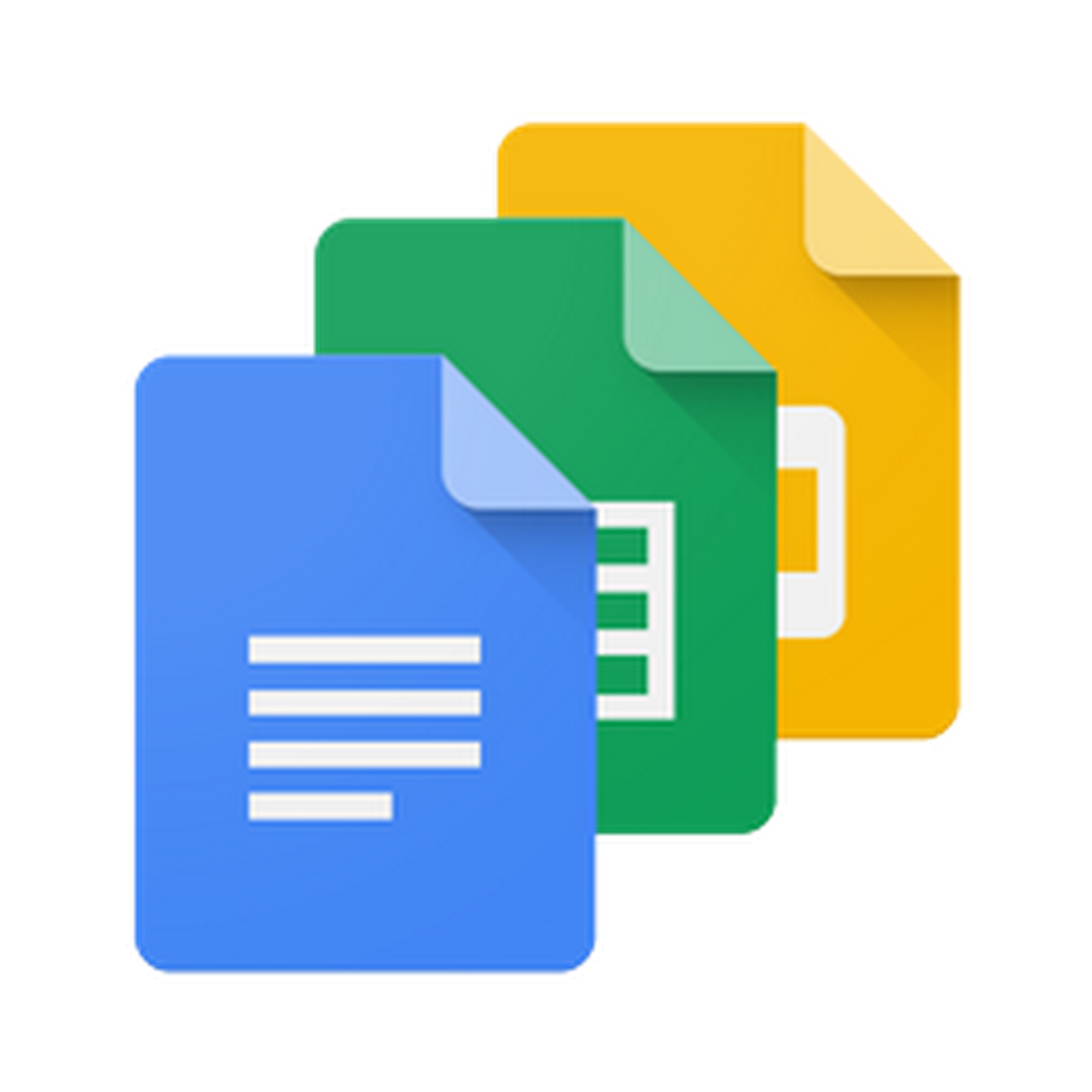 Google Docs, Sheets, Slides